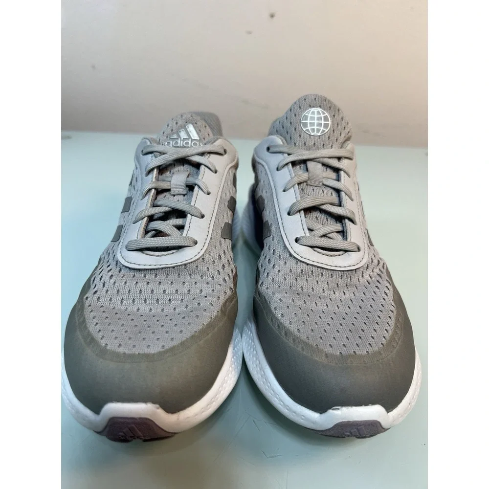 Adidas Running Shoes Men's 8 Gray Purple‎ Bounce Sneakers